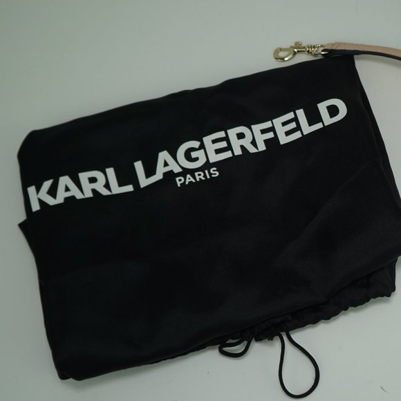 Karl Lagerfeld Paris Floral Textured Leather Tote - Picture 7 of 8